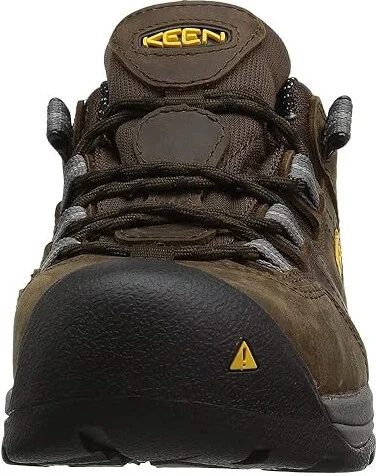 KEEN Utility Detroit XT Steel Toe ESD Men's Work Boots Cascade Brown/Gargoyle : 7 EE - Wide, Leather - Image 6