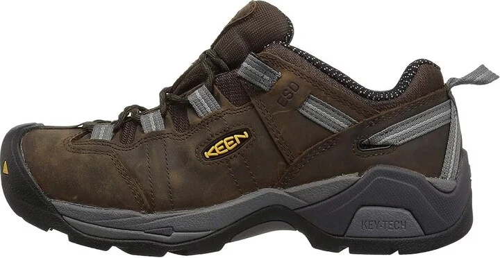 KEEN Utility Detroit XT Steel Toe ESD Men's Work Boots Cascade Brown/Gargoyle : 7 EE - Wide, Leather - Image 7