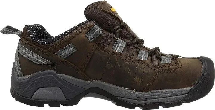 KEEN Utility Detroit XT Steel Toe ESD Men's Work Boots Cascade Brown/Gargoyle : 7 EE - Wide, Leather - Image 8