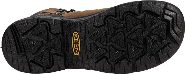 KEEN Utility Dover 8 Insulated Waterproof Boot (Carbon-fiber Toe) Men's Shoes Dark Earth/Black : 9.5 EE - Wide, Synthetic/Leather - Image 3