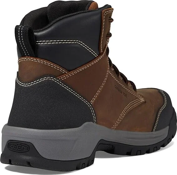 KEEN Utility Evanston 6 Composite Toe ESD Men's Work Boots Bison/Black : 10.5 EE - Wide, Leather - Image 4
