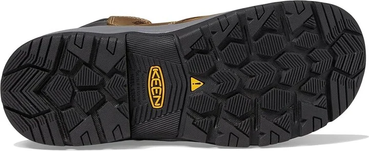 KEEN Utility Evanston 6 Composite Toe ESD Women's Work Boots Bison/Black : 8 D - Wide - Image 3