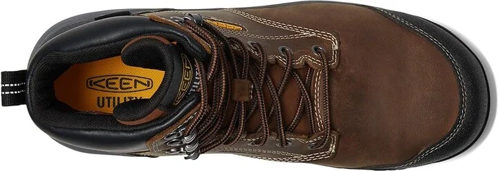 KEEN Utility Evanston 6 Composite Toe Waterproof Insulated 400G Men's Work Boots Bison/Black : 15 EE - Wide, Leather - Image 2