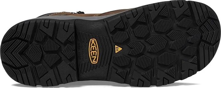 KEEN Utility Evanston 6 Composite Toe Waterproof Internal Met Guard Men's Work Boots Bison/Black : 11 D - Medium, Leather - Image 3