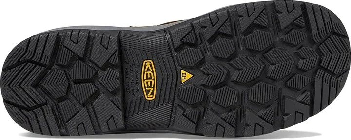 KEEN Utility Evanston 6 Soft Toe Waterproof Men's Work Boots Bison/Black : 13 EE - Wide - Image 3