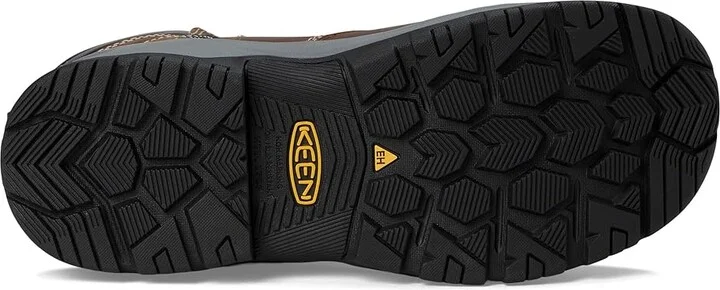 KEEN Utility Evanston 8 Soft Toe Waterproof Insulated 600G Men's Work Boots Bison/Black : 7.5 EE - Wide - Image 3
