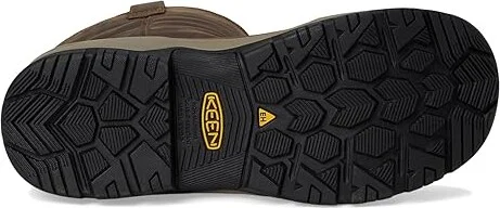 KEEN Utility Evanston Pull-On Waterproof Boot (Soft Toe) Men's Work Boots Bison/Black : 11 EE - Wide, Leather - Image 3