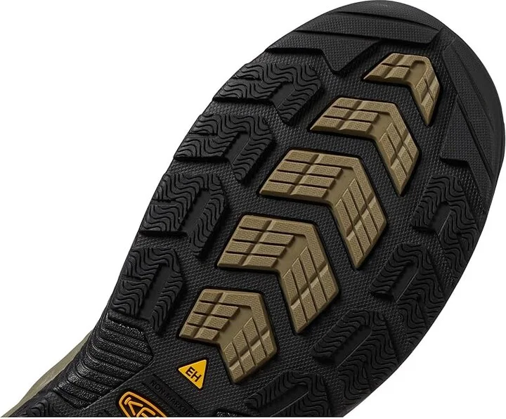 KEEN Utility Flint II (Soft Toe) Men's Work Boots Cascade Brown/Golden Rod : 9.5 EE - Wide, Textile/Leather - Image 8