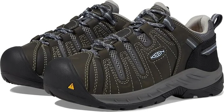 KEEN Utility Flint II (Soft Toe) Women's Work Boots Steel Grey/Paloma : 5 B - Medium, Textile/Leather