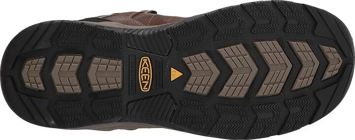 KEEN Utility Flint II Waterproof (Steel Toe) Men's Work Boots Cascade Brown/Orion Blue : 9.5 EE - Wide, Textile/Leather - Image 4
