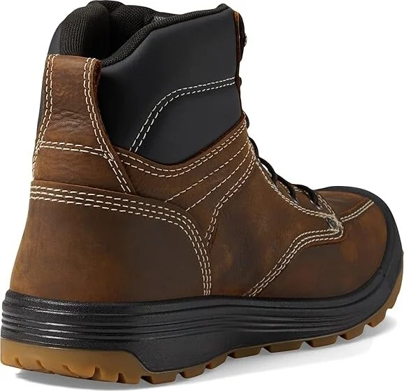 KEEN Utility Fort Wayne 6 WP Men's Shoes Dark Earth/Gum : 8.5 D - Medium, Leather - Image 4