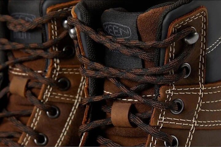 KEEN Utility Fort Wayne 6 WP Men's Shoes Dark Earth/Gum : 8.5 D - Medium, Leather - Image 5