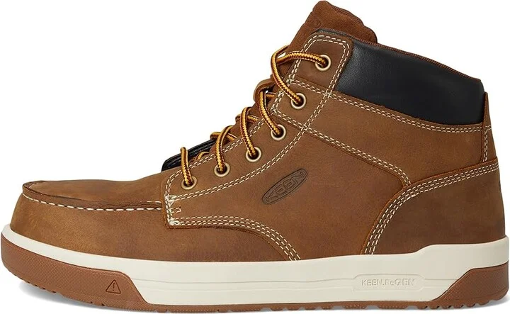 KEEN Utility Gibson Boot (Carbon-Fiber Toe) Men's Work Boots Belgian/Gum : 7 D - Medium, Leather/Rubber - Image 6