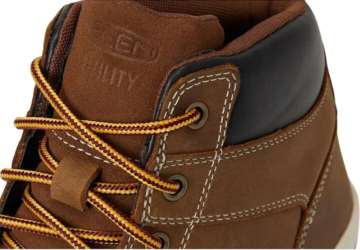 KEEN Utility Gibson Boot (Carbon-Fiber Toe) Men's Work Boots Belgian/Gum : 7 D - Medium, Leather/Rubber - Image 7