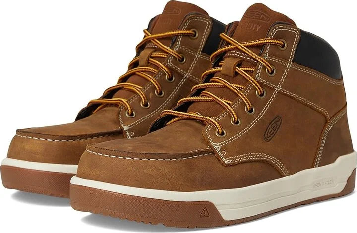 KEEN Utility Gibson Boot (Carbon-Fiber Toe) Men's Work Boots Belgian/Gum : 7 D - Medium, Leather/Rubber