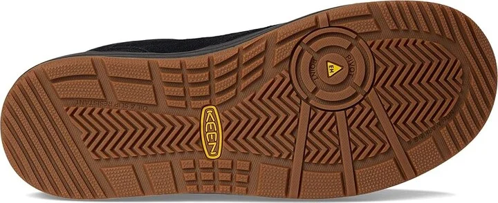 KEEN Utility Gibson Boot (Soft Toe) Men's Work Boots Black/Gum : 12 EE - Wide, Leather - Image 3
