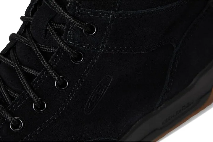 KEEN Utility Gibson Boot (Soft Toe) Men's Work Boots Black/Gum : 12 EE - Wide, Leather - Image 7