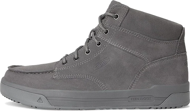 KEEN Utility Gibson Boot (Soft Toe) Men's Work Boots Steel Grey/Steel Grey : 11.5 EE - Wide, Leather - Image 6