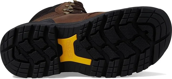 KEEN Utility Independence 8 Waterproof Soft Toe Men's Work Boots Dark Earth/Black : 9.5 D - Medium, Leather - Image 3