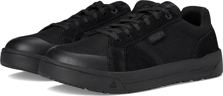 KEEN Utility Kenton ESD Work Shoe (Soft Toe) Men's Work Boots Black/Black : 11.5 D - Medium, Leather