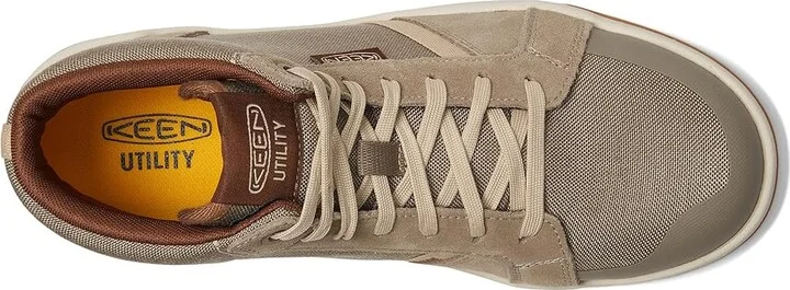 KEEN Utility Kenton Mid (Comp Toe) Men's Shoes Brindle/Gum : 9 D - Medium, Leather - Image 2