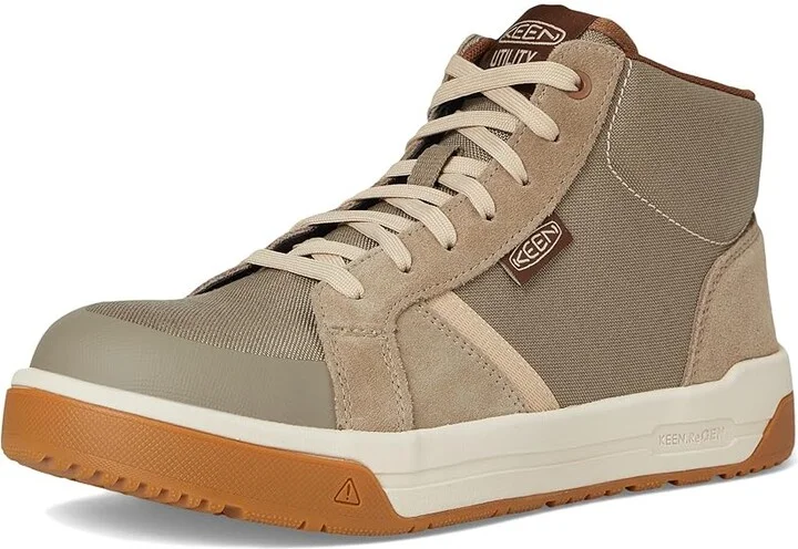 KEEN Utility Kenton Mid (Comp Toe) Men's Shoes Brindle/Gum : 9 D - Medium, Leather - Image 5