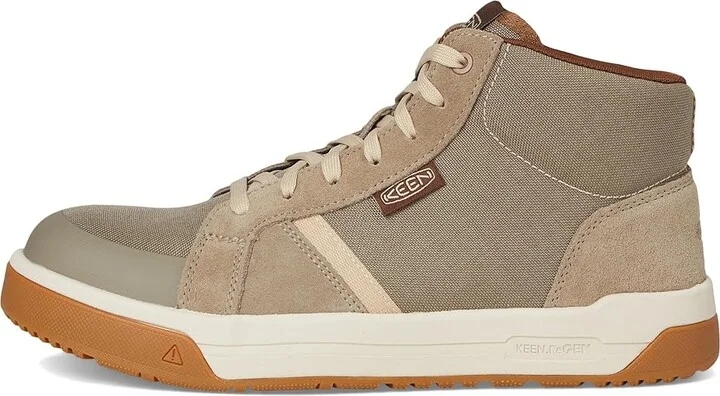 KEEN Utility Kenton Mid (Comp Toe) Men's Shoes Brindle/Gum : 9 D - Medium, Leather - Image 6