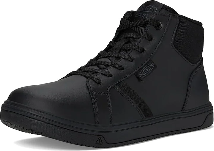 KEEN Utility Kenton Mid PTC Soft Toe Men's Work Boots Black/Black : 11.5 D - Medium, Leather/Rubber - Image 5