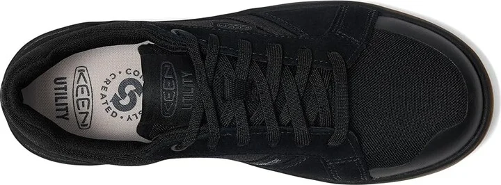 KEEN Utility Kenton Work Shoes (Carbon Toe) Women's Industrial Shoes Black/Gum : 11 B - Medium, Leather - Image 2