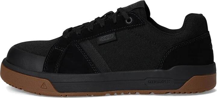 KEEN Utility Kenton Work Shoes (Carbon Toe) Women's Industrial Shoes Black/Gum : 11 B - Medium, Leather - Image 6