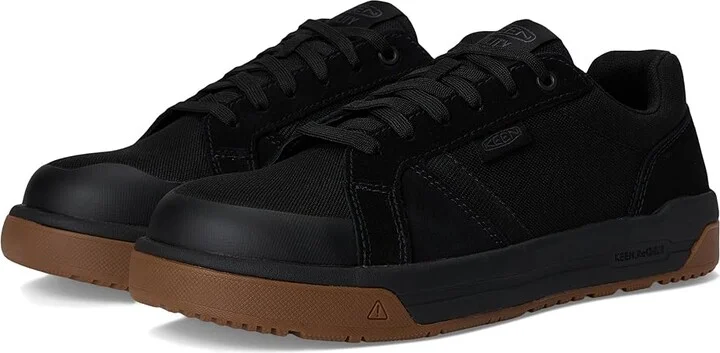 KEEN Utility Kenton Work Shoes (Carbon Toe) Women's Industrial Shoes Black/Gum : 11 B - Medium, Leather