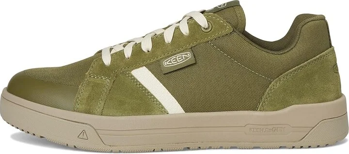 KEEN Utility Kenton Work Shoes (Soft Toe) Men's Work Boots Winter Moss/Birch : 8 D - Medium, Leather - Image 6