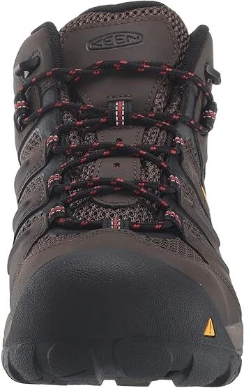 KEEN Utility Lansing Mid Waterproof Steel Toe Men's Work Boots Cascade Brown/Brindle : 9.5 EE - Wide, Leather - Image 6