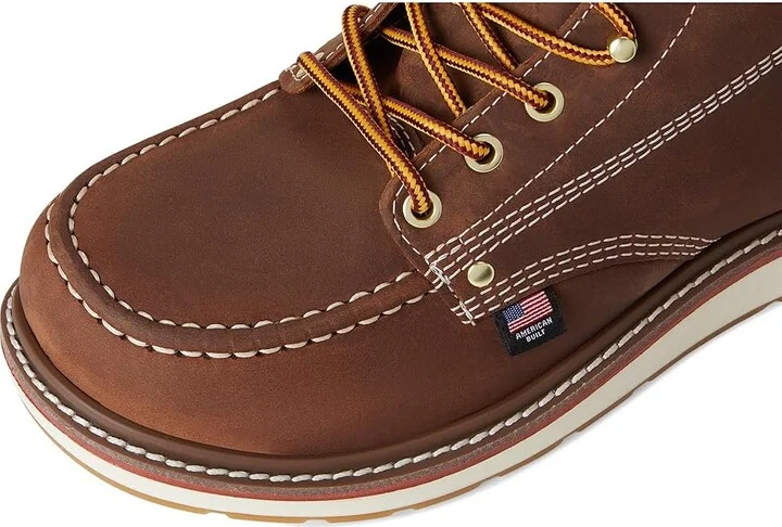 KEEN Utility Liberty 6 Waterproof Boot (Carbon-Fiber Toe) Men's Work Boots Chestnut/Gum : 7 D - Medium, Leather - Image 2