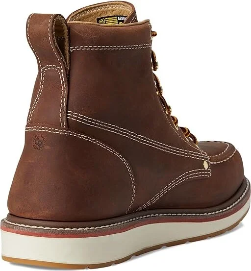 KEEN Utility Liberty 6 Waterproof Boot (Carbon-Fiber Toe) Men's Work Boots Chestnut/Gum : 7 D - Medium, Leather - Image 4