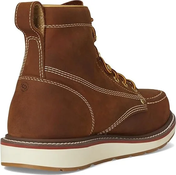 KEEN Utility Liberty 6 Waterproof Boot (Soft Toe) Men's Work Boots Leather Brown/Birch : 11 EE - Wide - Image 4