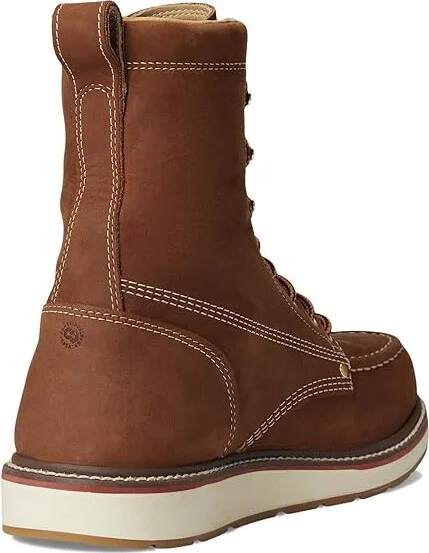 KEEN Utility Liberty 8 Waterproof Boot (Soft Toe) Men's Work Boots Leather Brown/Birch : 11 EE - Wide - Image 4