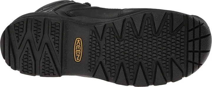 KEEN Utility Louisville 6 Steel Toe Men's Lace-up Boots Black : 7 D - Medium, Leather/Suede - Image 4