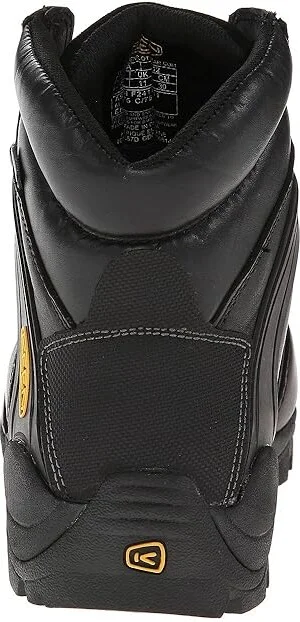 KEEN Utility Louisville 6 Steel Toe Men's Lace-up Boots Black : 7 D - Medium, Leather/Suede - Image 5