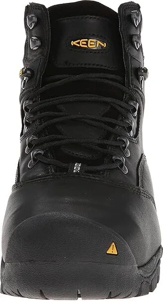 KEEN Utility Louisville 6 Steel Toe Men's Lace-up Boots Black : 7 D - Medium, Leather/Suede - Image 6
