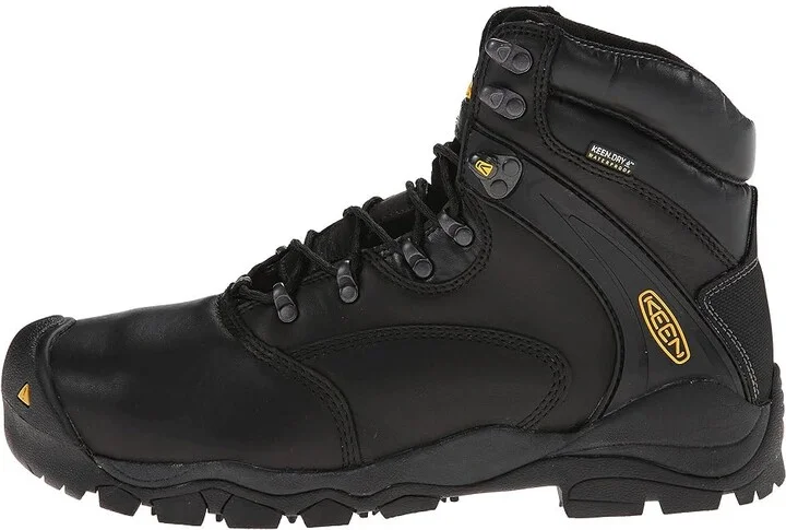KEEN Utility Louisville 6 Steel Toe Men's Lace-up Boots Black : 7 D - Medium, Leather/Suede - Image 7