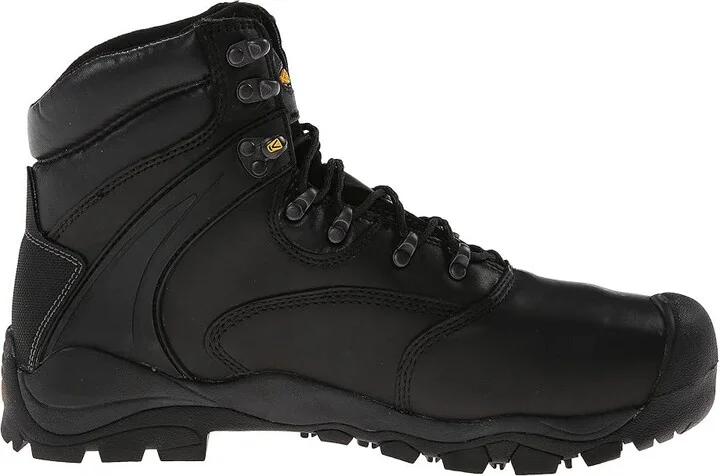 KEEN Utility Louisville 6 Steel Toe Men's Lace-up Boots Black : 7 D - Medium, Leather/Suede - Image 8