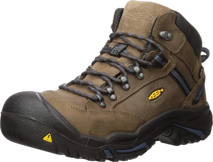 KEEN Utility Men's Braddock Mid Height Aluminum Toe Waterproof Work Boots