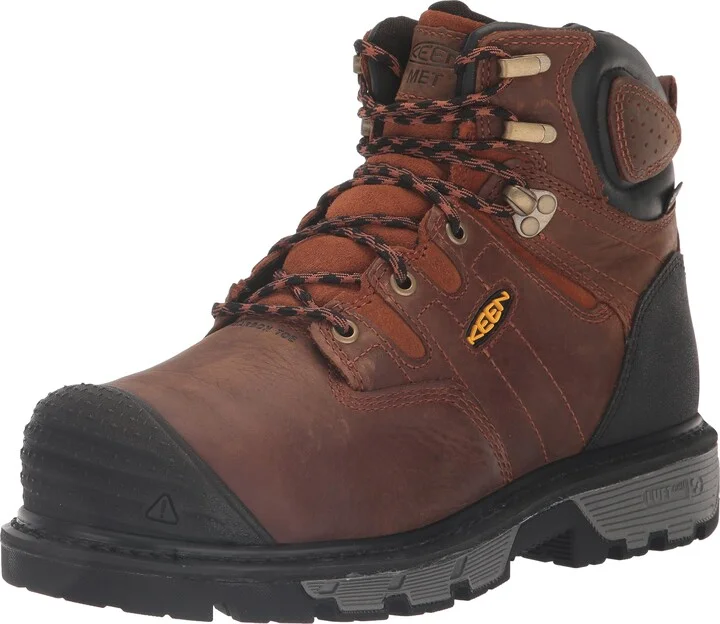 KEEN Utility Men's Camden 6" Composite Toe Waterproof Internal Metatarsal Guard Heavy Duty Work Boots