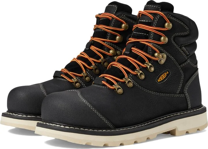 KEEN Utility Men's Cincinnati+ 6" Composite Toe Waterproof 90° Heel Heavy Duty Work Boots