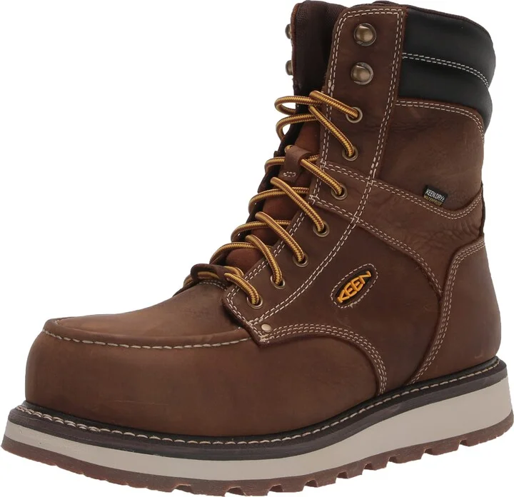 KEEN Utility Men's Cincinnati 8" Waterproof Composite Toe Wedge Work Boots
