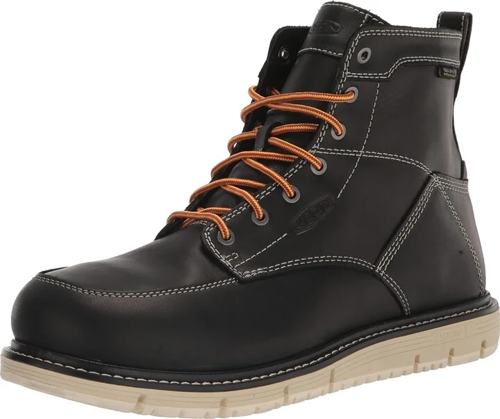 KEEN Utility Men's CSA San Jose 6” Alloy Toe Waterproof Wedge Work Boots