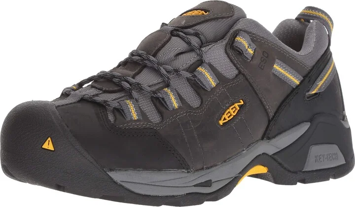 KEEN Utility Men's Detroit XT ESD Low Height Leather Soft Toe Work Shoes