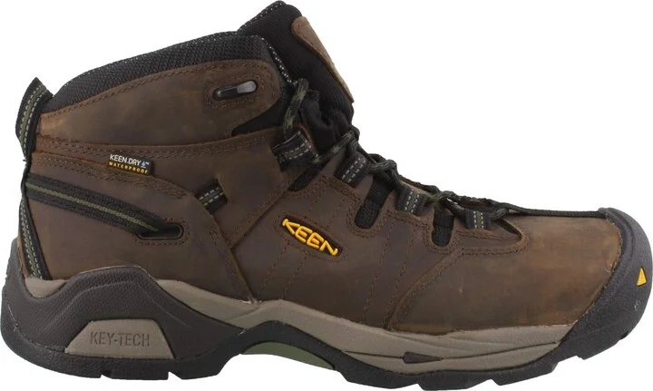 KEEN Utility Men's Detroit XT Mid Height Steel Toe Waterproof Work Boots