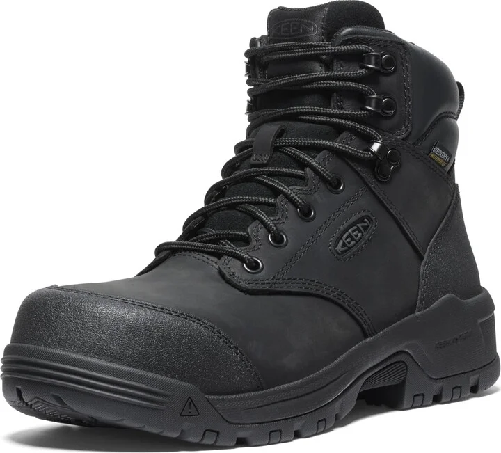KEEN Utility Men's Evanston 6" Composite Toe Waterproof Leather Durable Construction Work Boots